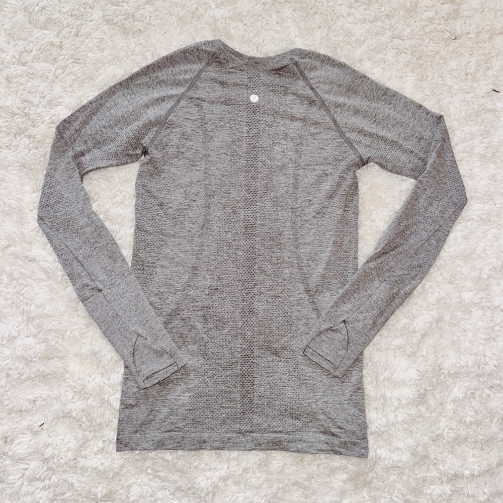 Grey Swiftly Tech Long Sleeve Shirt 2.0 Lululemon